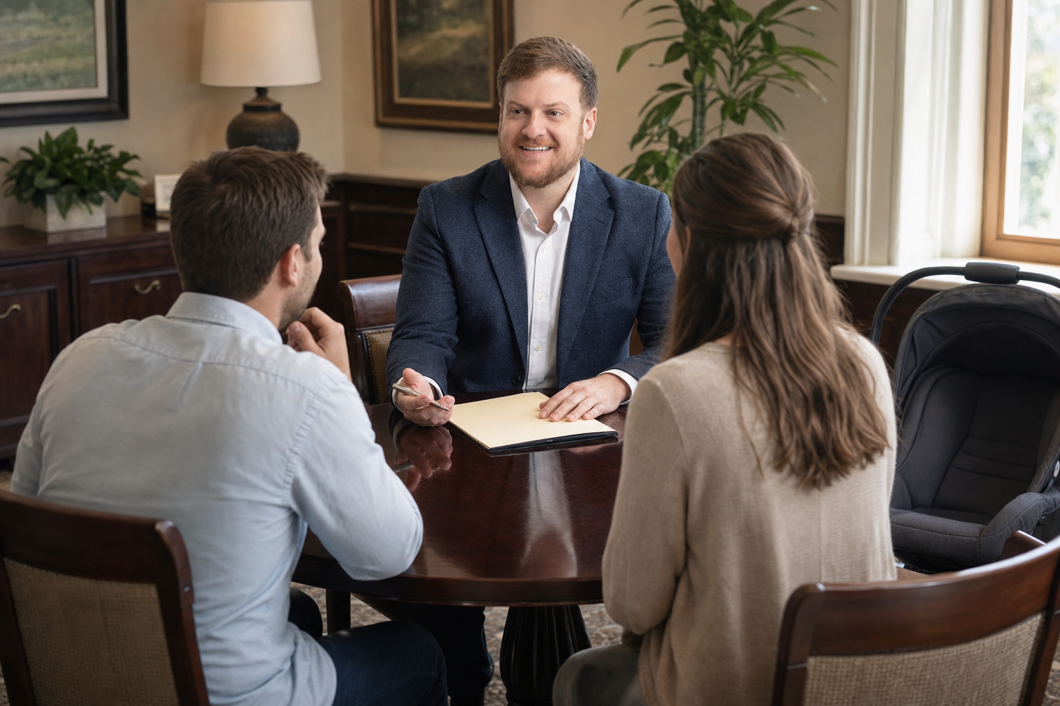 Morgan Field discusses estate planning with Louisiana parents