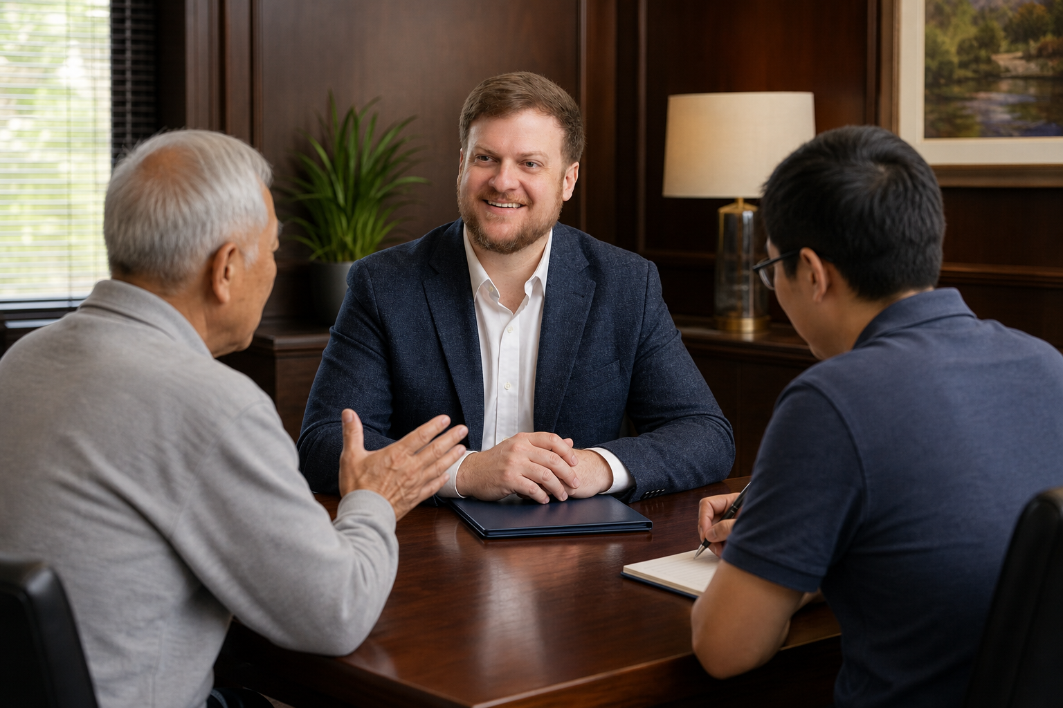Baton Rouge small business succession planning for a father and son