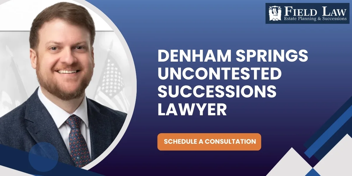 Trusted Denham Springs Uncontested Successions Lawyer