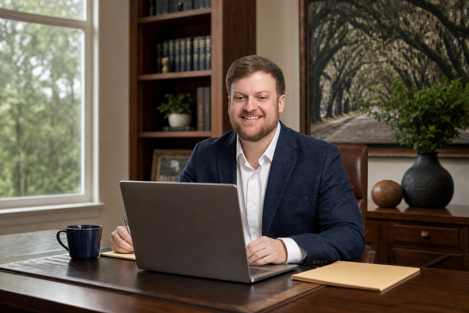 Field Law attorney conducting a remote Louisiana succession consultation