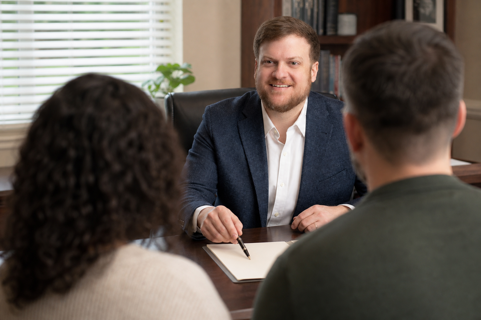 Louisiana estate planning attorney Morgan Field discusses incapacity planning with an unmarried couple